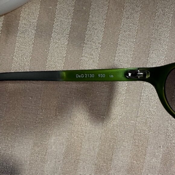Dolce & Gabbana Vintage Green Sunglasses D&G 2130 Rare Made in Italy main image 9
